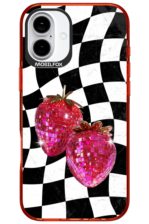 Disco Strawberry 2.0 - Apple iPhone 16 Plus