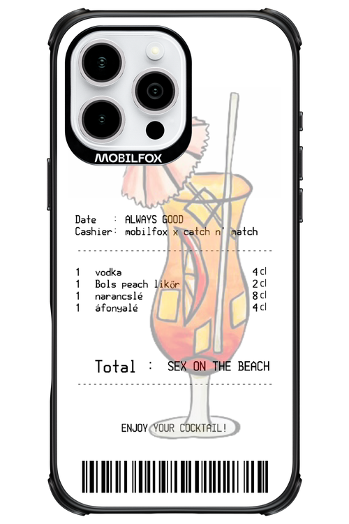 sex on the beach koktél - Apple iPhone 16 Pro Max