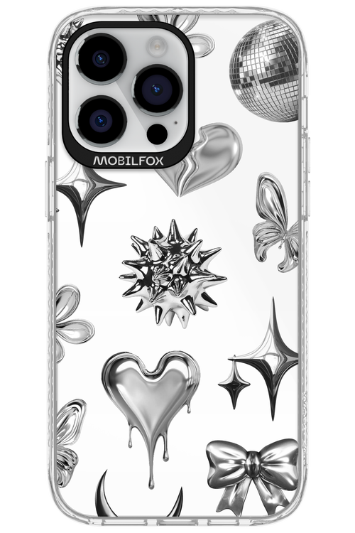 Silver Zone Transparent - Apple iPhone 14 Pro Max