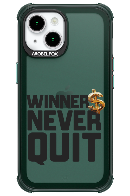 Winners Never Quit - Apple iPhone 15