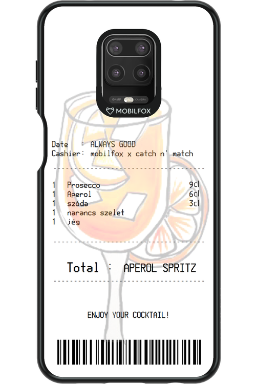 aperol spritz koktél - Xiaomi Redmi Note 9 Pro