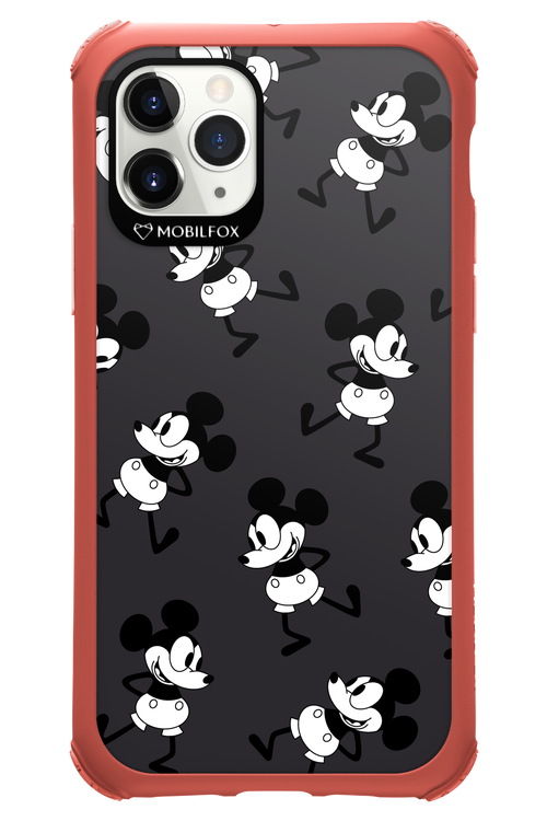 Iconic Mouse (antracite pattern) - Apple iPhone 11 Pro