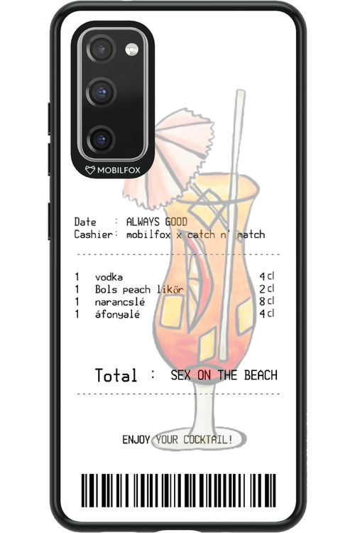 sex on the beach koktél - Samsung Galaxy S20 FE