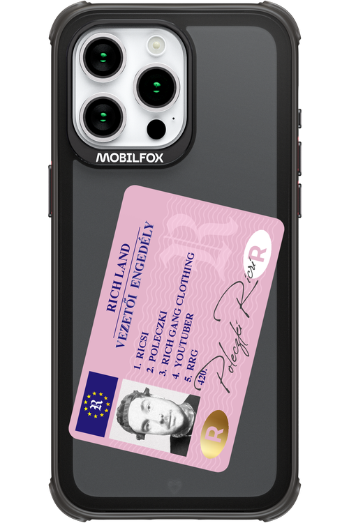 Vezetői engedély - Apple iPhone 15 Pro Max