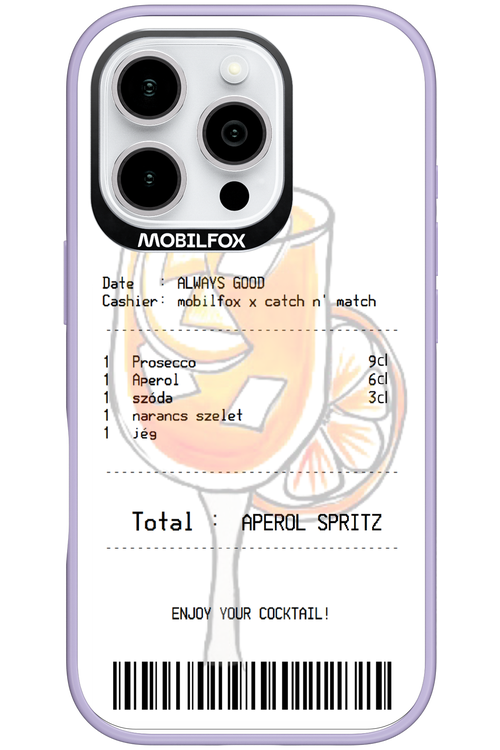 aperol spritz koktél - Apple iPhone 16 Pro