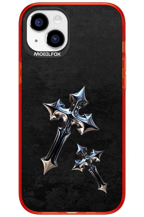 Chrome Crosses - Apple iPhone 15 Plus