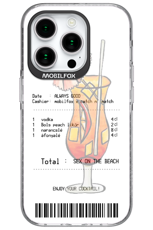 sex on the beach koktél - Apple iPhone 15 Pro