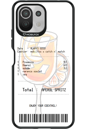 aperol spritz koktél - Xiaomi Mi 11 Lite (2021)