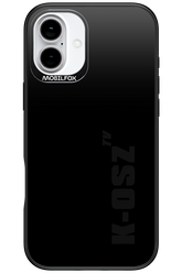 K-osz Black - Apple iPhone 16 Plus