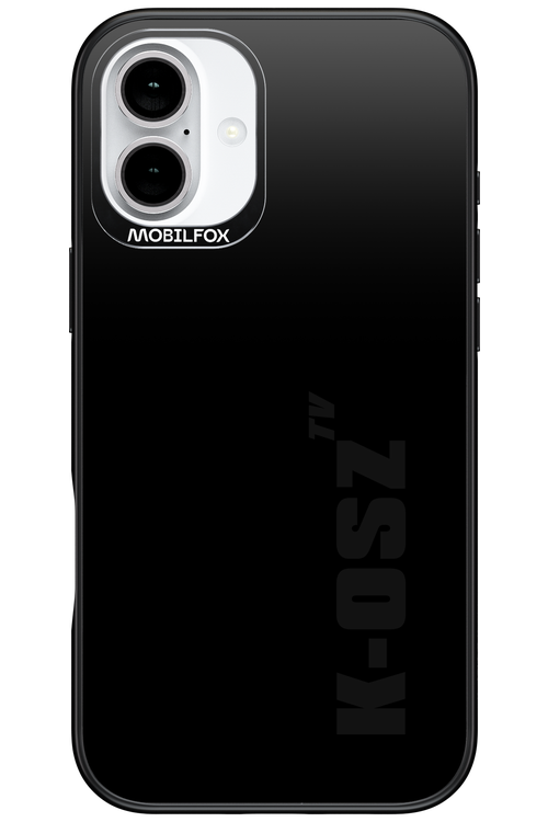 K-osz Black - Apple iPhone 16 Plus