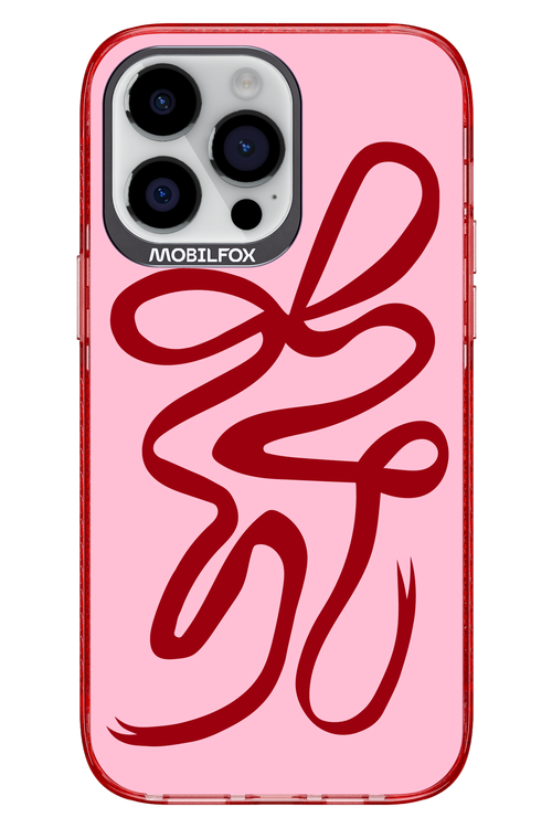 Burgundy Bow - Apple iPhone 14 Pro Max