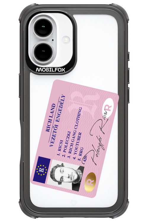 Vezetői engedély - Apple iPhone 16