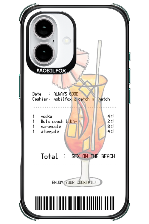 sex on the beach koktél - Apple iPhone 16