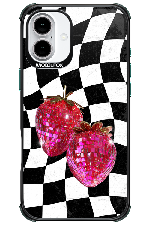 Disco Strawberry 2.0 - Apple iPhone 16 Plus