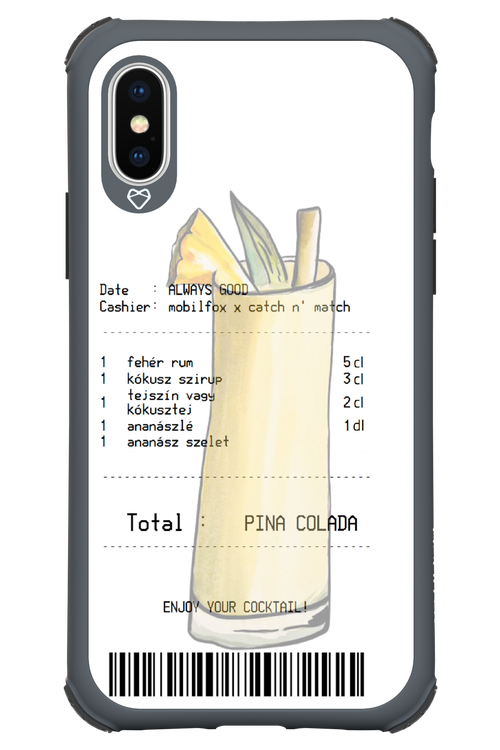 pina colada koktél - Apple iPhone XS