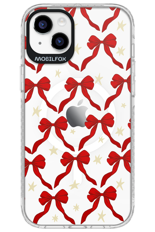 Bow & Stars (Transparent) - Apple iPhone 14 Plus