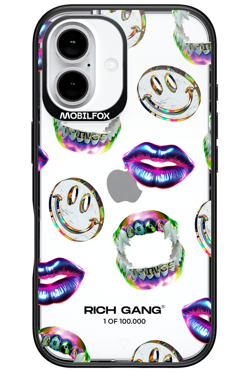 Crazy Rich Transparent - Apple iPhone 16