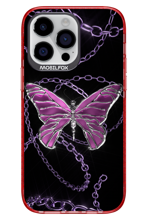 Butterfly Necklace - Apple iPhone 14 Pro Max