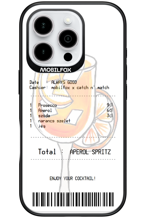 aperol spritz koktél - Apple iPhone 16 Pro