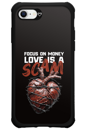 Focus on money, love is a scam - Apple iPhone SE 2022