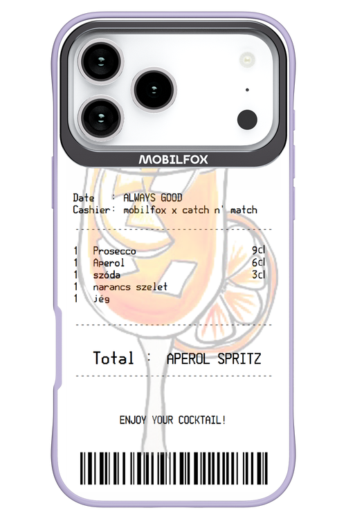 aperol spritz koktél - Apple iPhone 17 Pro Max