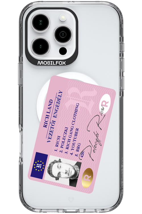Vezetői engedély - Apple iPhone 16 Pro Max