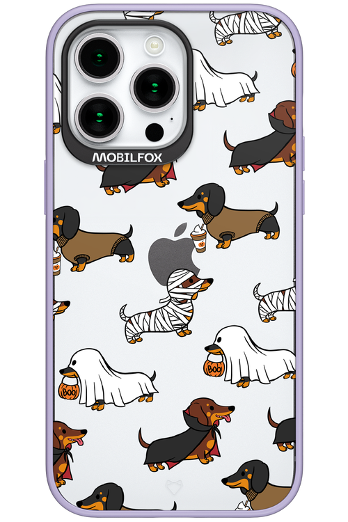 Scary Dachshund (Transparent) - Apple iPhone 15 Pro Max